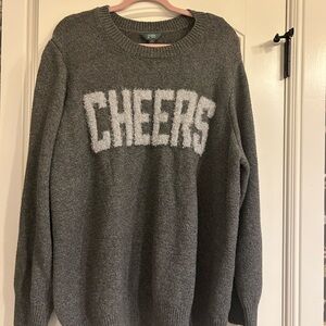 Terra & Sky Charcoal Knit Sweater